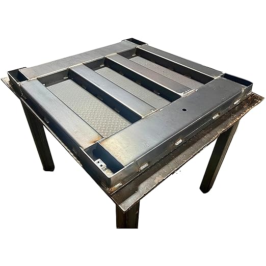Industrial Floor Scale with Indicator, Accurate Digital 48" x 48" (4’x4’) Pallet Scales for Warehouse or Shipping Weighing NTEP Certified (Legal for Trade) (5000 lbs x 1 lb)