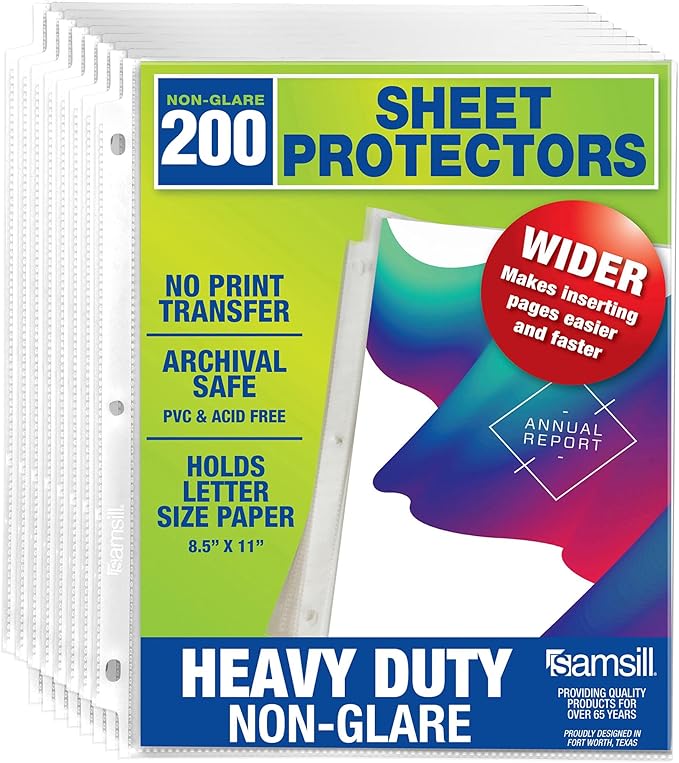 Heavy Duty Sheet Protectors