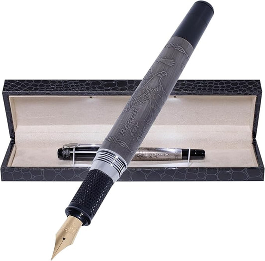 S&R Somit Fountain Pen, Premium Nib,Fancy Pen Executive, Journaling, Calligraphy, Best Writing Pen Gift for Men & Women, Illuminating Gift Box