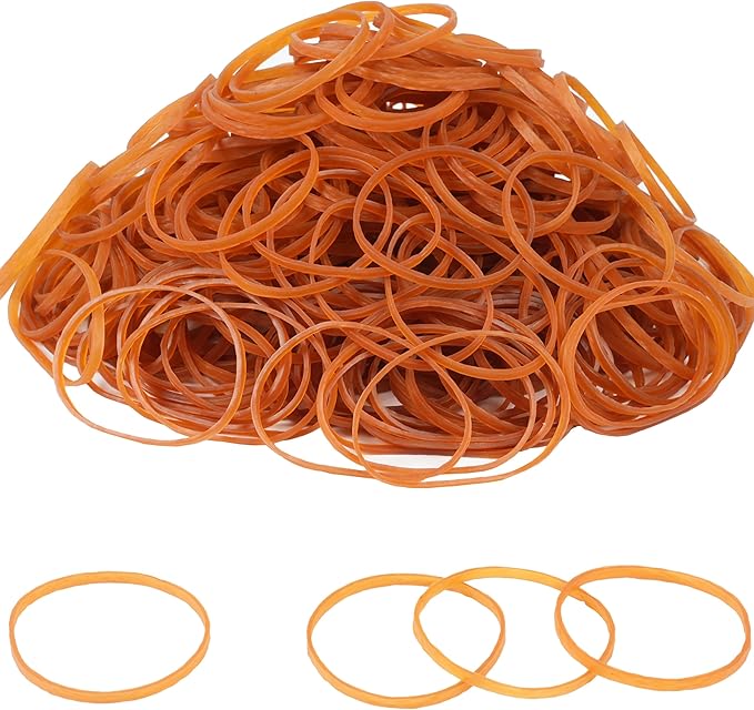 Rubber Bands Size#33 Natural rubber band 210pcs 0.4bl,Rubber Bands Office Supplies ((3-1/2 x 1/8 Inch)