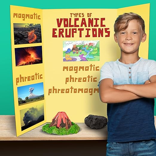 Flipside Products 36” x 48” Foam Project Boards for Presentations, Science Fair, School Projects, Event Displays and Trifold Picture Board - Yellow - 10 Pack