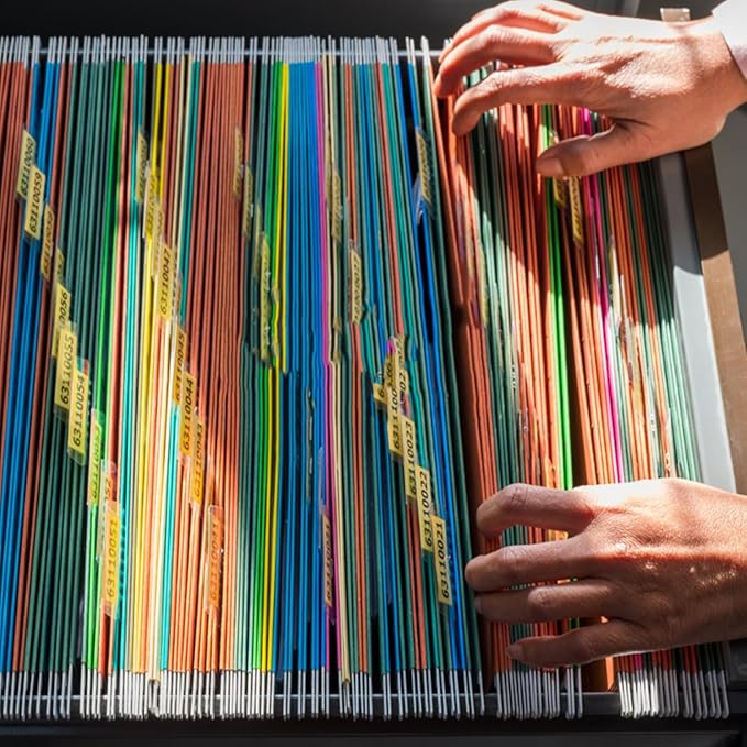 Extra Capacity Hanging File Folders, RAZCC 30 Pack Letter Size Reinforced Hanging Folders with Heavy Duty 3 Inch Expansion for Bulky Files, Filing Cabinet, Adjustable Tabs, Assorted Colors