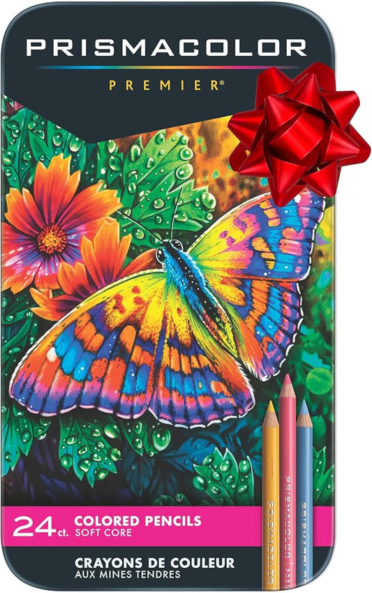 Prismacolor® Professional Thick Lead Art Pencils, Assorted Colors, Set Of 24 Pencils