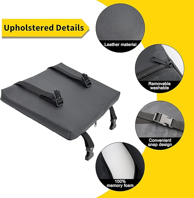 Foot Rest for Under Desk, Foot Stool with Removable Memory Foam Cushion, Leg Rest for Office & Home Work (JDTJ-RD)