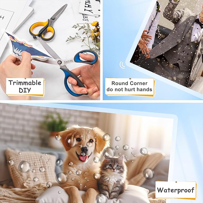 [5mil 200 Pack] InpourPack Laminating Pouches, 5 Mil Clear Thermal Laminating Pouches 9 x 11.5 Inch Laminating Sheets for Laminator, Holds 8.5 x 11 Inch Sheets