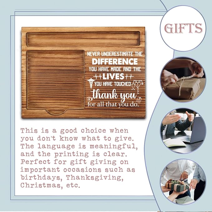 Thank You Doctor Sticky Note Holder, Doctor Male Gifts, Doctor Gifts for Men, Doctor Retirement Graduation Appreciation Gifts for Women, Men, Self-Stick Note Pad Holders ZSS18