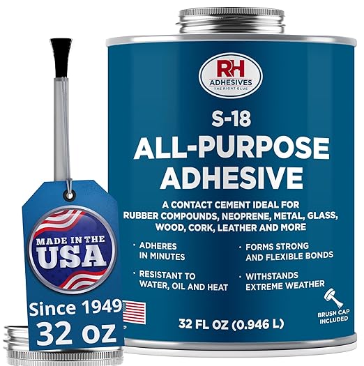 S-18 All-Purpose Adhesive, 32 oz. can - RH Adhesives
