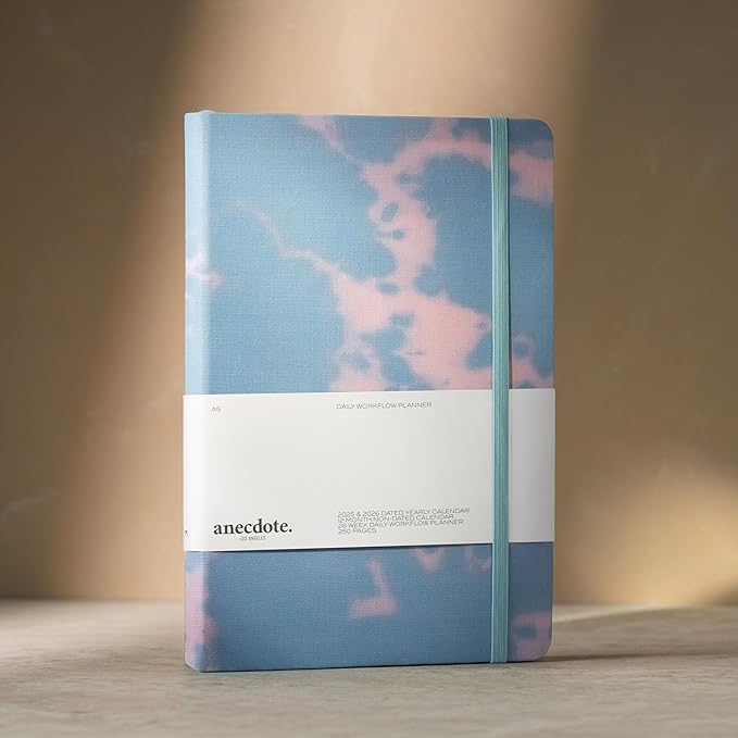 Anecdote 2025-2026 Planner: A Monthly, Weekly & Daily Planner 2025-2026 for Planning Your Success - A5 Size Hardcover Start Anytime and Achieve your Goals - Tie Dye