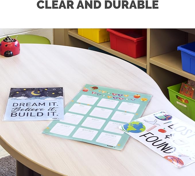 Fellowes Thermal Laminating Pouches, Letter Size Sheets, 3mil, 300 Pack, Clear (5247101)