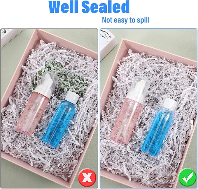 2 Rolls Mini Stretch Wrap for Bottles Jars Seals, Performance Heavy Duty Stretch Film 1.57In*1000ft Unheated Shrink Wrap Roll for Jars Bottles Cans Tin Lip Gloss