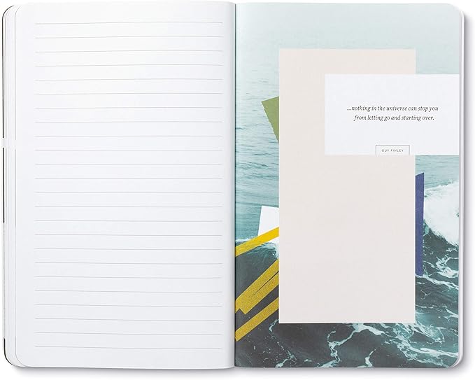 Compendium Softcover Journal - To exist is to change… to go on creating oneself endlessly. – A Write Now Journal with 128 Lined Pages, 5″W x 8″H
