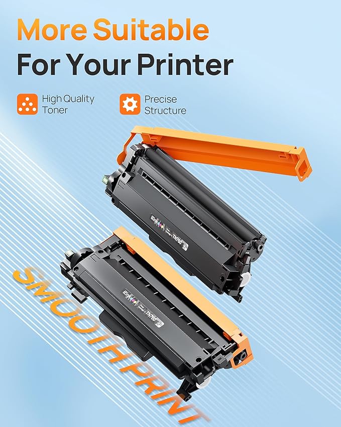 E-Z Ink TN760 Compatible Toner Cartridges Replacement for Brother TN-760 TN730 TN-730 to Use with MFC-L2710DW MFC-L2750DW HL-L2350DW HL-L2370DW HL-L2395DW HL-L2390DW DCP-L2550DW (Black, 2 Pack)