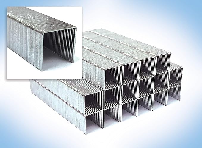 Better Office Products 5,000 Count Heavy Duty Staples, 23/13, 1/2-inch Staples, 100/Strip, Chisel Point Tips, High Capacity,
