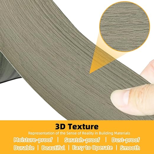 GSCIT Club Wood Grain Repair Tape, 2.3 inch X 25ft Self Adhesive Silver Walnut Grain Repair Patch for Tables, Chairs, Baseboards, Doors, Windows, Floors, Handicraft DIY.