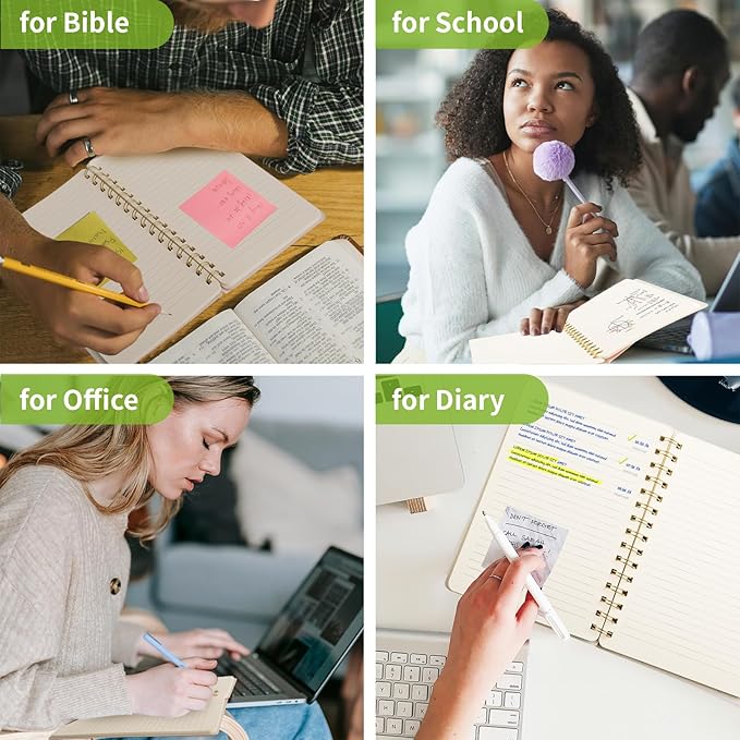 Lined Spiral Notebook College Ruled A5 Journal Book for Note Taking, 160 Pages Writing Journal for Office and Home School Supplies 5.75 x 8.125 inch (Reefblue Green Brown)