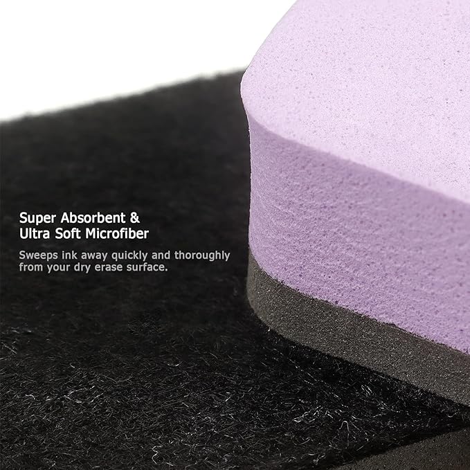 Tamaki 6 Pack Dry Erasers for White Board Magnetic Whiteboard Eraser, Whiteboard Erasers for Kids Classroom, Pastel Color