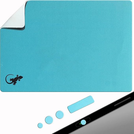 Mouse Pad Adhesive Bottom - Peel and Sticks to Any Surface - Travel Large Size - Portable (XL - Blue)