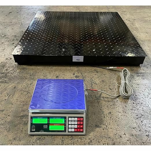 Liberty Scales LS-700-DC Dual Counting Smart Weighing Scale Systems, Size 48" x 96" (4' x 8') - C-Scale 6 lb x .0002 lb/Floor Scale 1000 lb x .2 lb