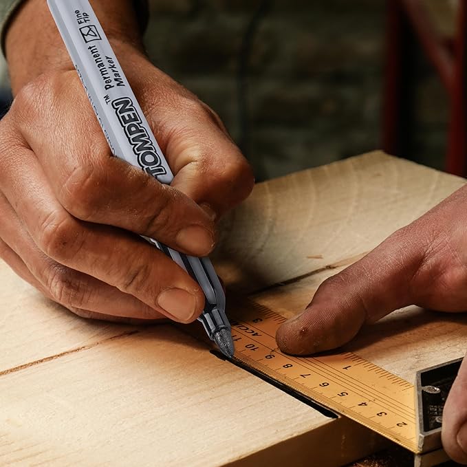 Black Permanent Markers,Fine Tip,48 Count Bulk,Waterproof Permanent Marker Pens with Quick Drying on Wood,Plastic,Paper,Metal,Mirror for Office School Classroom Home