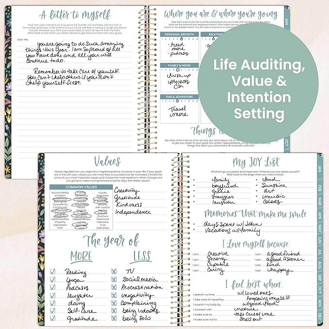 bloom daily planners 2026 Planner (January to December) - 8.5” x 11” Weekly & Monthly Dated Agenda Organizer Book with Stickers & Tabs - Flexible Soft Cover - Be Kind