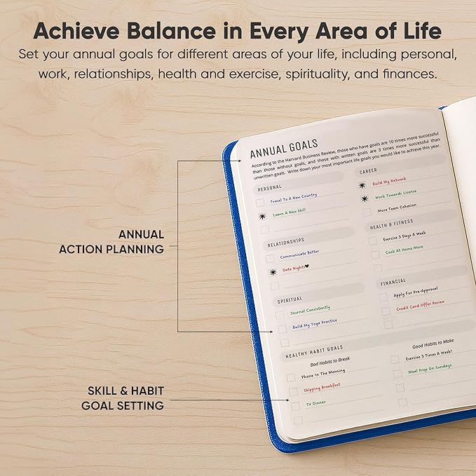 Hourly Planner & Appointment Book (8.5” x 11”) - Premium Hourly Planner with Daily Schedule & 30-Minute Time Slots for Better Time Management by PRODUCTIVITY STORE (A4, Navy)