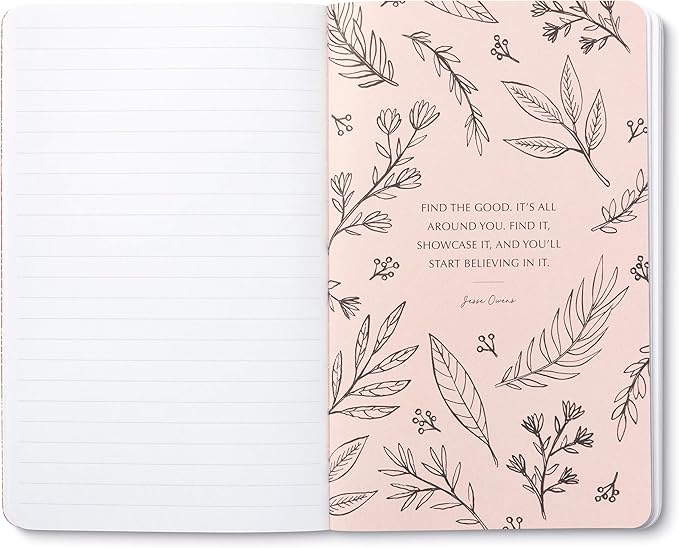 Compendium Softcover Journal - My heart gives thanks… – A Write Now Journal with 128 Lined Pages, 5″W x 8″H