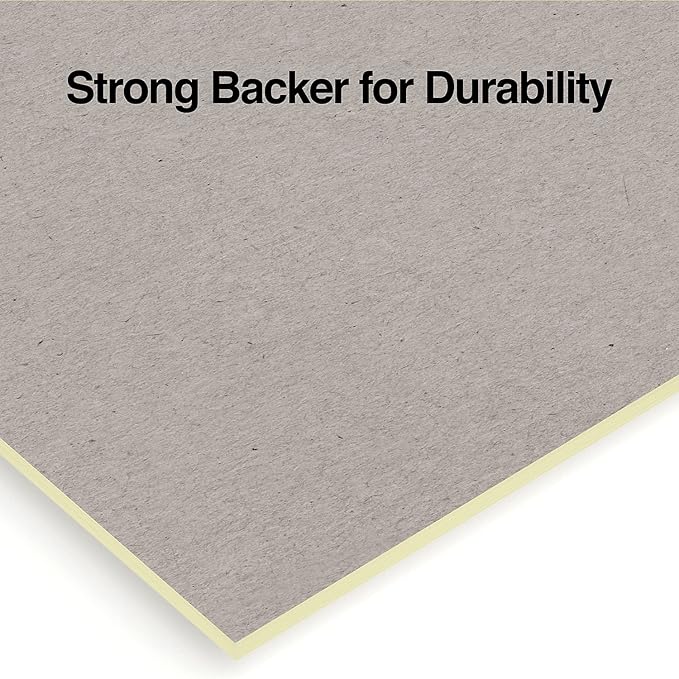 TRU RED Staples Notepads, 8.5" x 11.75", Wide Ruled, Canary, 50 Sheets/Pad, 12 Pads/Pack (TR57366)