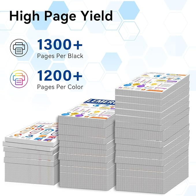 LEMERO 218A Toner Cartridges 4 Pack 218X (with Chip) Compatible Replacement for HP 218A 218X Toner Cartridges Work for HP Color Laserjet Pro MFP 3301cdw 3201dw 3301sdw Printer W2180A W2180X (BCMY-4P)