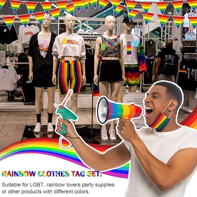 Chumia 3576 Pcs Stitch Tag Gun for Clothes, Quick Clothing Fixer, Tagging Gun with 3000 Barbs, 5 Needles and 100 Price Tags, Sewing Kit for Retail Stores, Garage Yard Sales(Colorful)