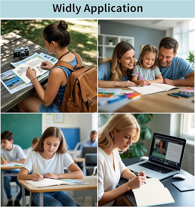 60 Pack Colorful Blank Notebooks for writing, Journals Bulk, A5 Composition Books, 8.3x5.5 Inch, 60 Pages, 30 Sheets Sketchbooks for Office School Travel Supplies (Blank-60 pack, 12 Colors)