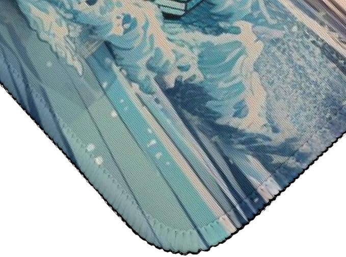 Large Desk Mats on Top of Desks Pad Big Mousepads Gaming Cool Mouse Pads for Desktop Office Supplies Accessories R33 Great Wave Japanese JDM Car 23.6 x 11.8 inch