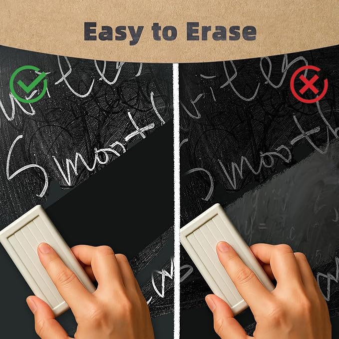 Dustless White Chalk 100PCS, Non-Toxic Classroom Chalks for Teachers & Students, School Chalkboard Supplies