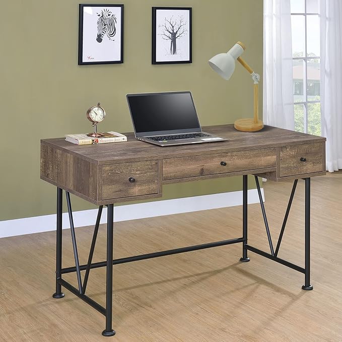 LED White Desk Lamps for Home Office, 3-Color Dimmable White Table Lamp for Bedroom, Wood Desk Lights for Dorm Roomb, Desktop Lighting, Tabletop