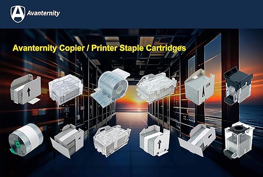 Avanternity's Staple Refills, Compatible with RISO S-4129 HC Staple 100 (Pack of 1 Box)