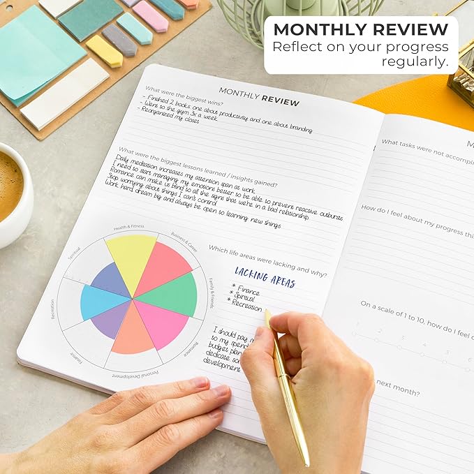 Clever Fox Planner PRO – Weekly & Monthly Life Planner to Increase Productivity, Time Management and Hit Your Goals, 8.5x11″ (Rose Gold)