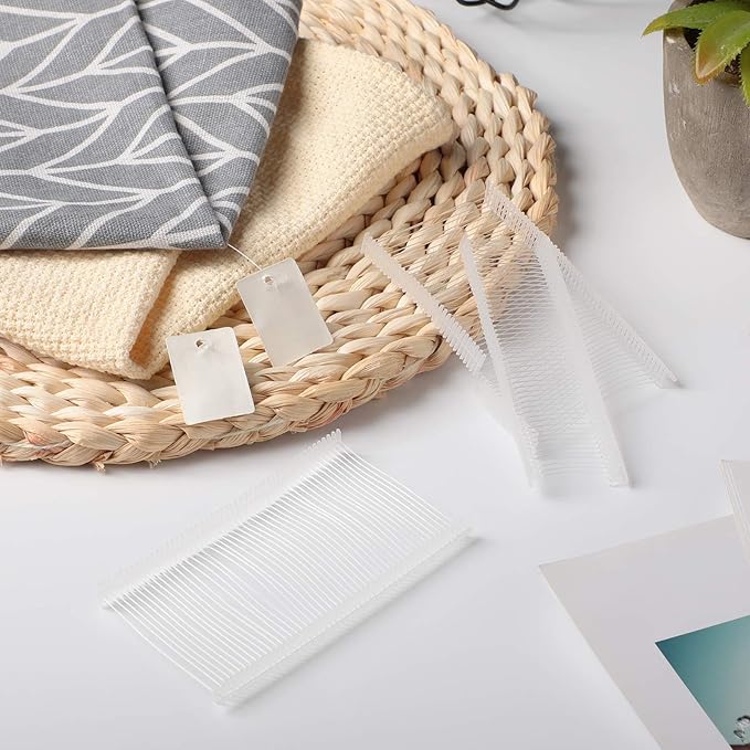 Zonon 3000 Pieces Tagging Gun Fasteners for Clothing Standard Label Gun Price Tagging Barbs Plastic Garment Refills(1 Inch, 2 Inch, 3 Inch,Black, Clear)