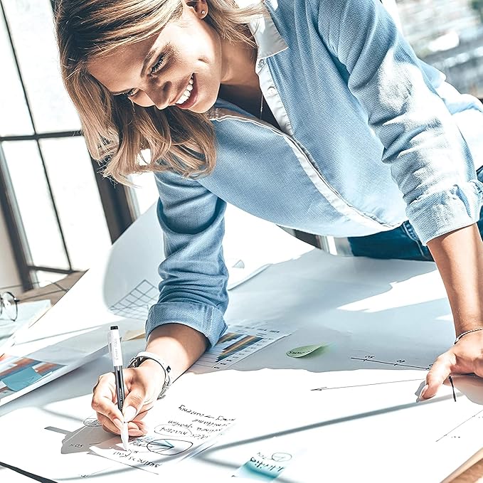 Pilot, FriXion Fineliner Erasable Marker Pens, Fine Point .5 mm, Pack of 10, Assorted Colors