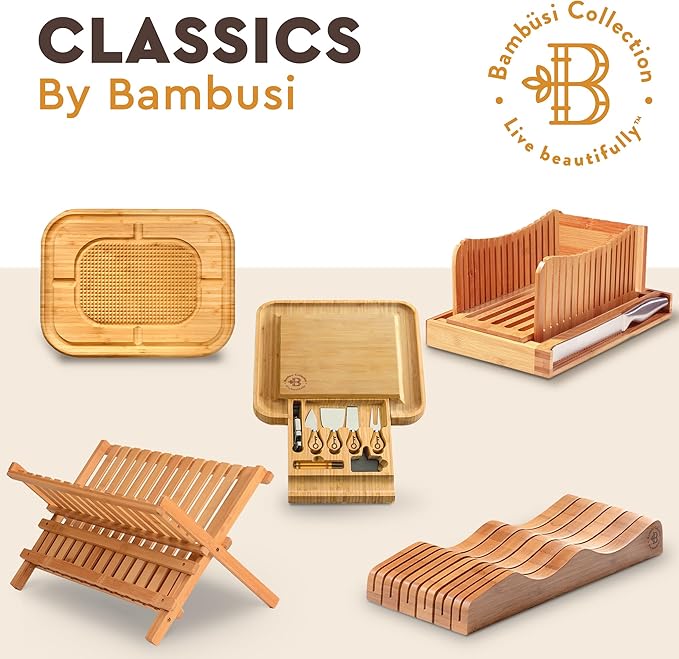 4 Pack Drawer Dividers Bamboo 2.6" High, 16-22" Adjustable Drawer Organizers for Clothes, Expandable Dresser Separators in Bedroom/Bathroom/Kitchen/Office Organization and Storage (Black)