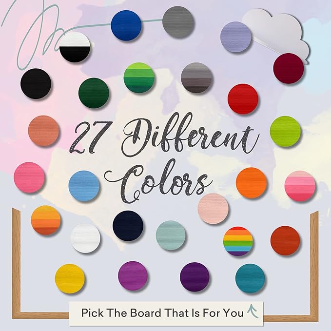 Felt Like Sharing Square Letter Board (Gray Felt - 10”x10”) – Changeable Message Board with 3 Sets of Felt Board Letters – Statement Wall Sign for Quotes, Home or Holiday Decor In Oak Frame