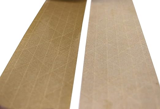 BOMEI PACK Reinforced Kraft Paper Packing Tape, 4 Pack 2.75 inch x 380 ft, Water Activated Gummed Kraft Tape for Heavy Duty Secure Packing, Shipping and Moving
