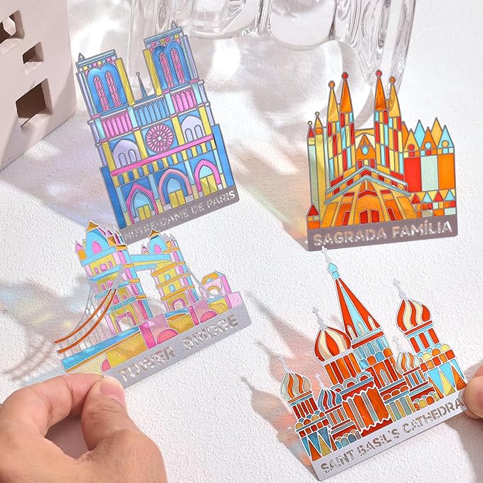 4pcs Metal Bookmarks with Transparent Design, Cute Book Marks for Readers, Aesthetic Book Markers for Kids, Teens, Teachers, Students, Book Accessories Gifts for Book Lovers, Reading Women and Men