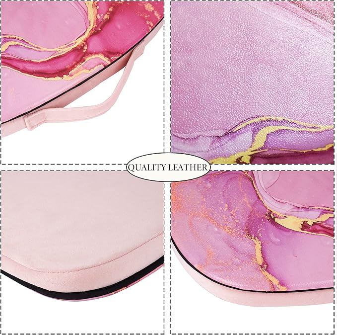 Lap Laptop Desk - Portable, Fits up to 15.6 inch Laptop, with Pillow Cushion, Media Slot, Anti-Slip Ledge, Ergonomic Cushion