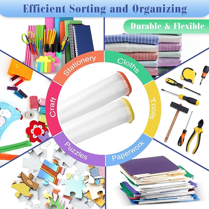 Jetec 32 Pcs Mesh Zipper Bags Toy Storage Bikini Organizer Bag Bolsas Para Guardar Trajes De Baño Waterproof Zipper Reusable Pouch Puzzle Multipurpose for Storage Office(Sweet Color,13 x 9.5 Inch)