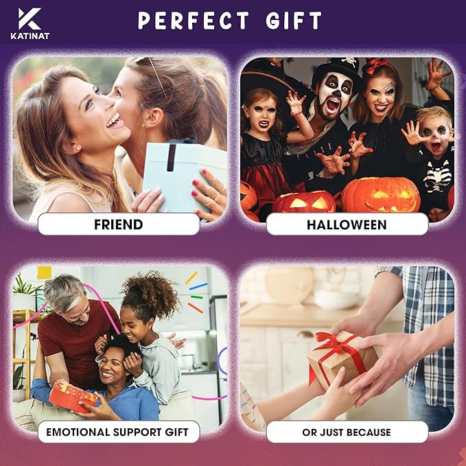 Positive Ghost Affirmation Jar – Emotional Support Ghosts Jar, Boo Basket Stuffers for Women, Teens, Funny Halloween Gifts for Women, Kids, Teens, – Cute Halloween Basket Stuffers Ideas