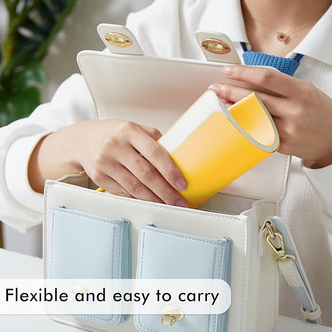 16 Pack Soft Cover Journal Bulk, Feela Lined Notebooks College Ruled for Work for Women Girl Writing, Blank Travel Journal Note Taking Notebook School Business Supplies, 8.2” x 5.5”, A5, Yellow