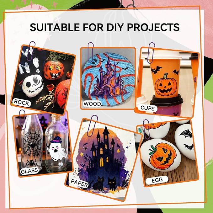 Arrtx Paint Markers Paint Pens, 112 Colors Acrylic Paint Pens Dual-Tip for Rock Painting, Ceramic, Wood, Plastic, Scrapbooking, Brush Lettering, Card Making, DIY Crafts (Fine Tip and Brush Tip)