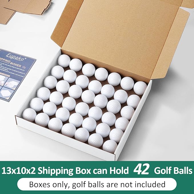 Eupako 13x10x2" White Shipping Boxes Corrugated Box Mailers 20 Pack Cardboard Shipping Boxes for Small Business, Mailing