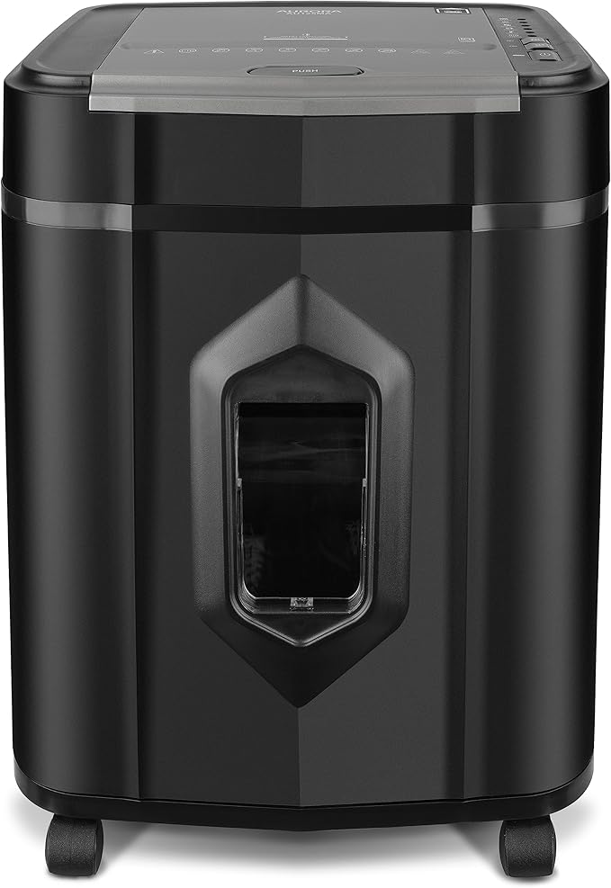 Aurora Professional Grade AU125MA 120-Sheet Auto Feed High-Security Micro-Cut Paper Shredder/60 Minutes/Security Level P-5