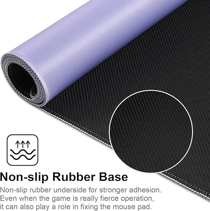 XXL Gaming Mouse Pad 35.4x15.7 Professional Large Mouse Pad & Computer Game Mouse Mat-90x40 Purpleus
