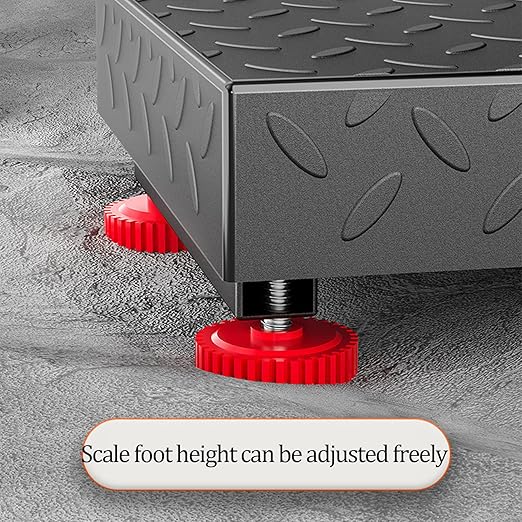 660lb Industrial Floor Platform Scale with 90°-135° Rotate Double Sided Display Weight Computing Digital Scale Platform Scale LB/KG for Luggage Shipping Package Computing